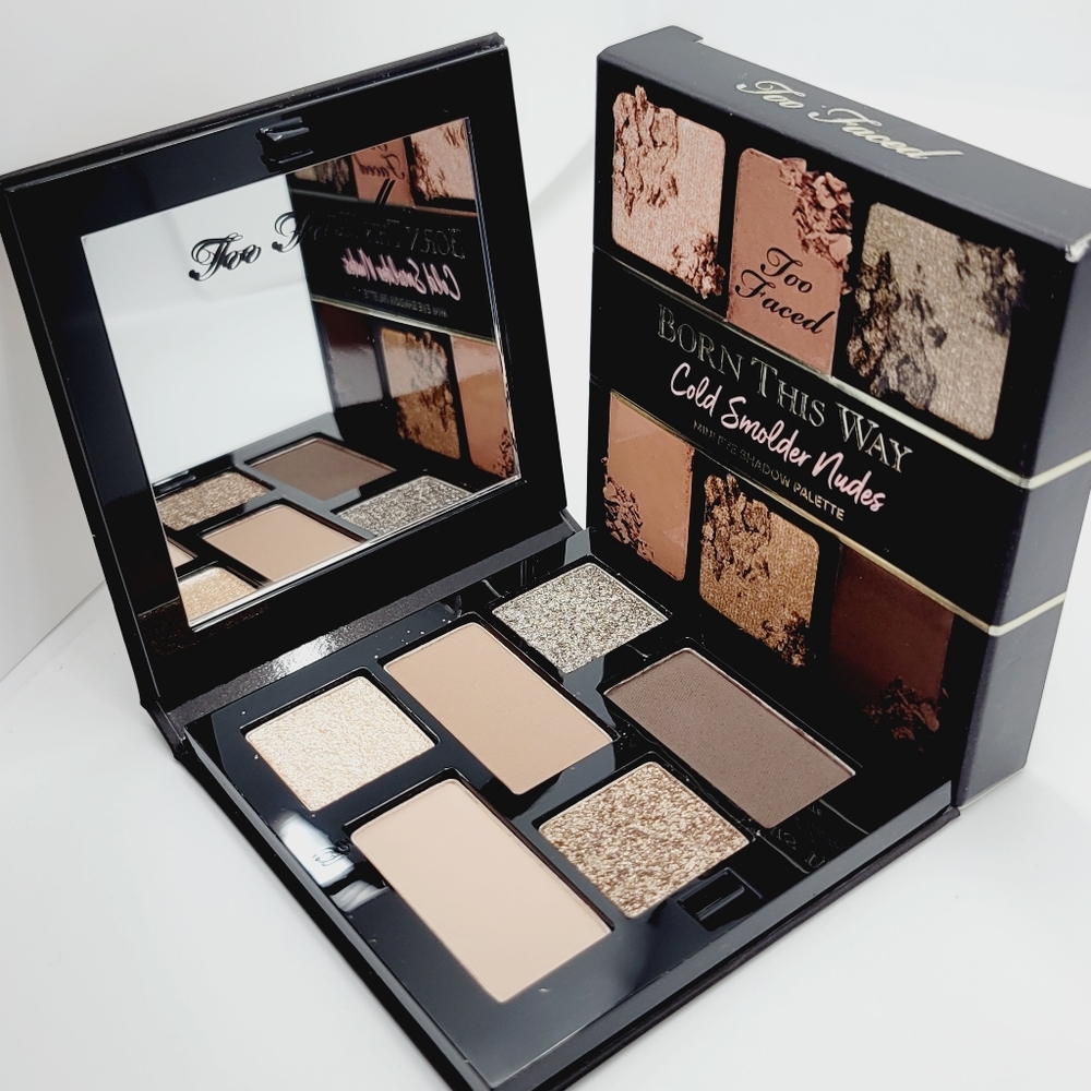 Too Faced Born This Way Cold Smoulder Nudes Mini Eyeshadow Palette | Brand New